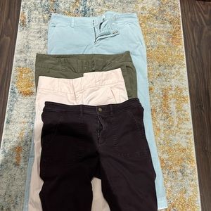 LOFT AND JCREW SIZE 6 capri pant bundle!